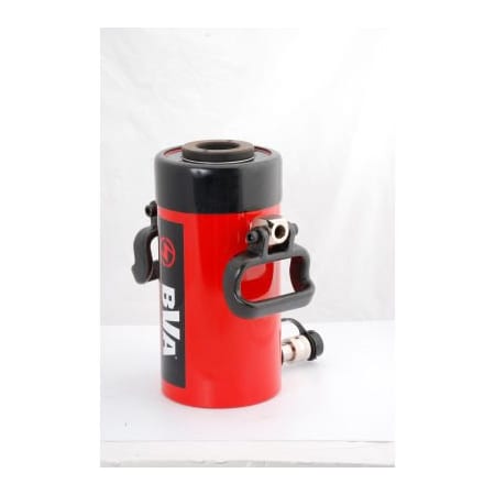 Bva Hydraulics BVA Hydraulic Single Acting Hollow Hole Hydraulic Cylinder, 60 Ton, 6in Stroke HC6006T